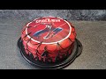 Spiderman Torte/ ohne backen/ schnell / einfach/ Schoko- Sahne