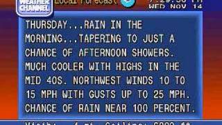 Weatherstar 4000 Emulator - November 14, 2007