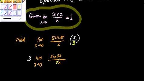 Special Trig Limits Ap Calculus AB Pt III