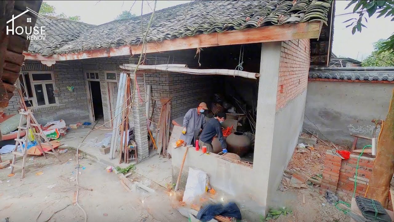 ONE YEAR TIMELAPSE in 40 minutes - Man Renovating Old House - YouTube