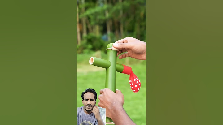 DIY Bamboo Creations with Single Balloone Slingshots#Bamboo #Diy #Bambooart #bamboocrafts #funny