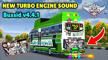 Bussid New Update V4.4.1 Turbo Engine Sound | Bus Simulator Indonesia Engine Sound
