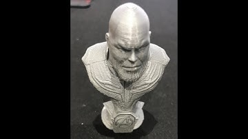 Prusa I3 Mk3 Thanos Avengers:  Infinity War version 4K Time Lapse
