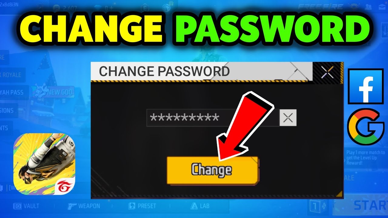 How To Change Password in Free Fire