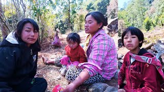 Enjoying outing with Bungwa & Sanjita || Jina Jonson Sanjita & Bungwa @pastorallifeofnepal