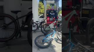 Dirt jumper gas station trend #mtb #dirtjump #gasstation #send