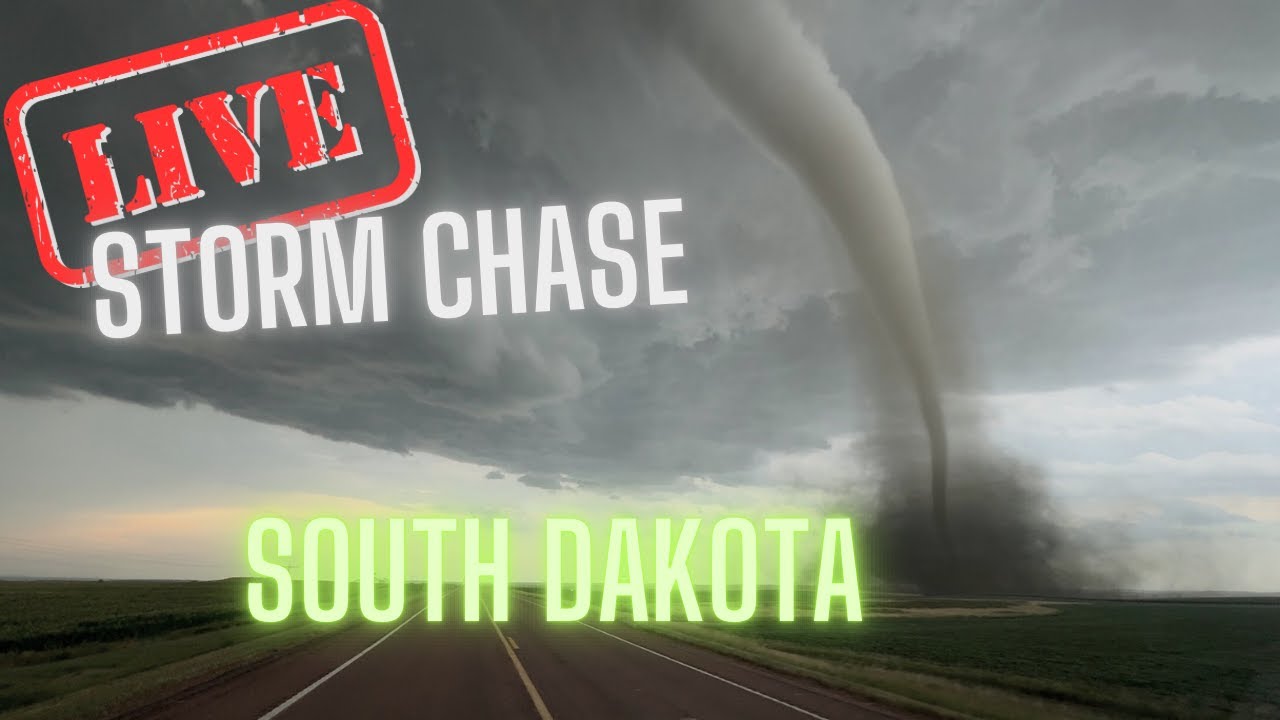 SUPERCELL THREAT IN SOUTH DAKOTA - Live Chase Archive - YouTube