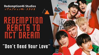 Redemption Reacts to [STATION 3] NCT DREAM X HRVY 'Don't Need Your Love' MV