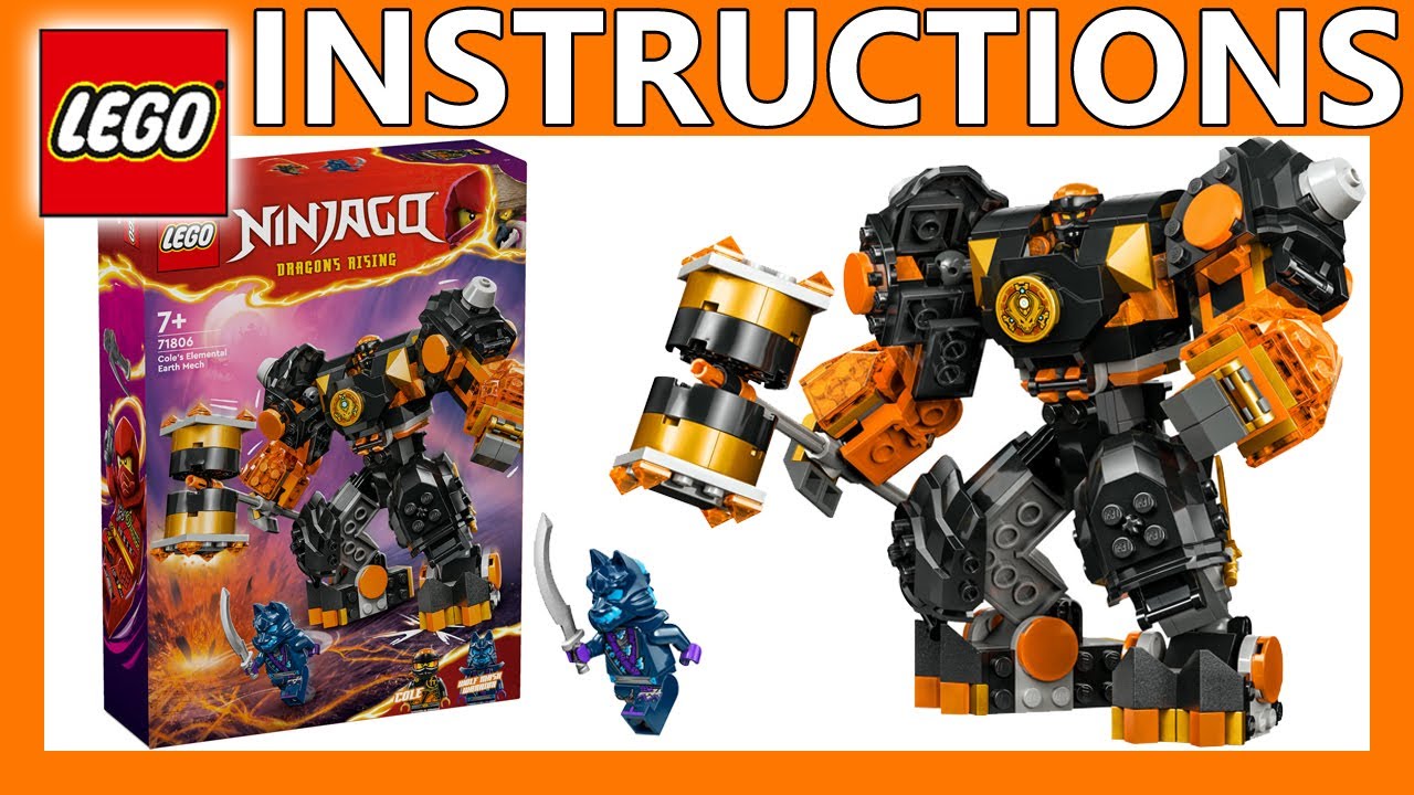 LEGO instructions | Cole's Elemental Earth Mech | 71806 | LEGO
