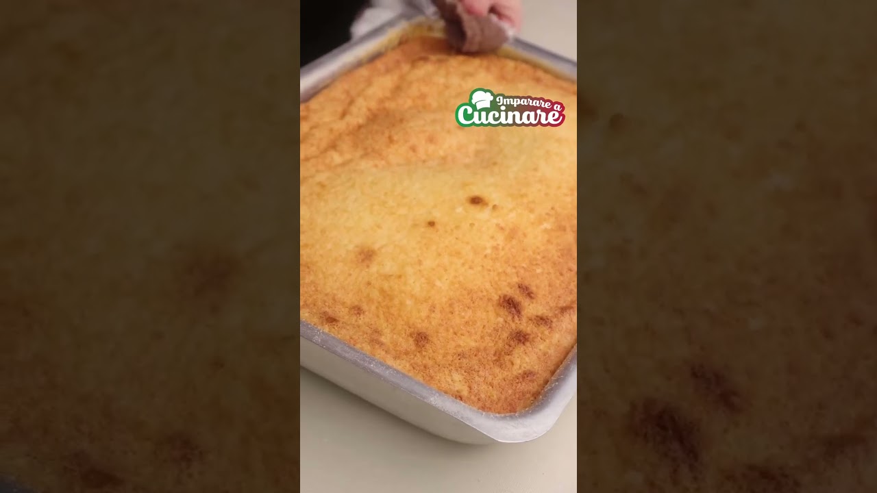 Torta bomba alla farina di mais, appena sfornata!
