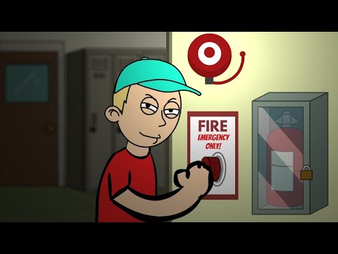 Brendan Pulls The Fire Alarm (GoAnimate)