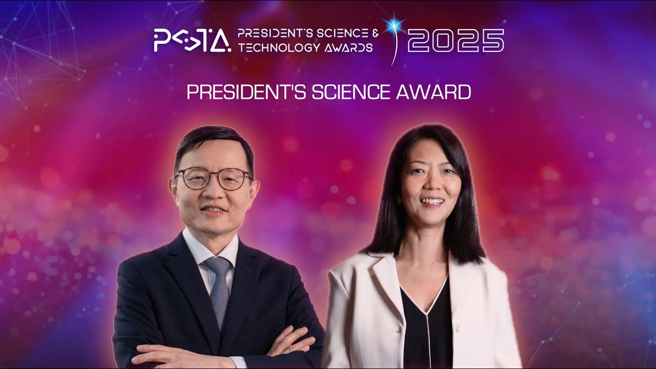 2025 President’s Science Award winners – Prof Lim Chwee Teck, Prof Lisa Ng