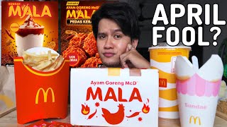 AYAM GORENG MCD MALA &amp; MCD SUNDAE MALA ( EDISI 2026 ) | MENU APRIL FOOL KA? 