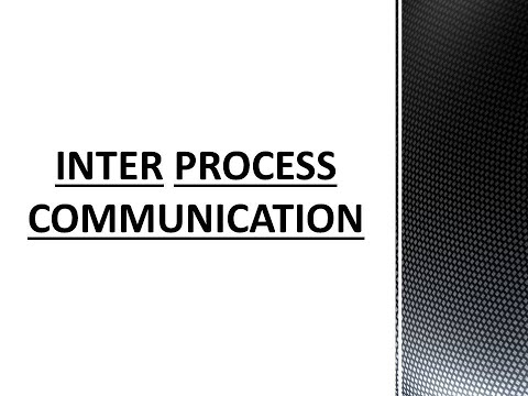INTER PROCESS COMMUNICATION in Concurrent and Parallel Programming  //in TELUGU