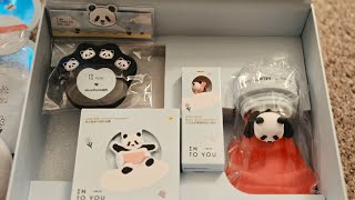 ​The Cutest Makeup Unboxing! 🐾 INTO YOU x M.LanPanda Color Mixer Set 🐼 screenshot 1