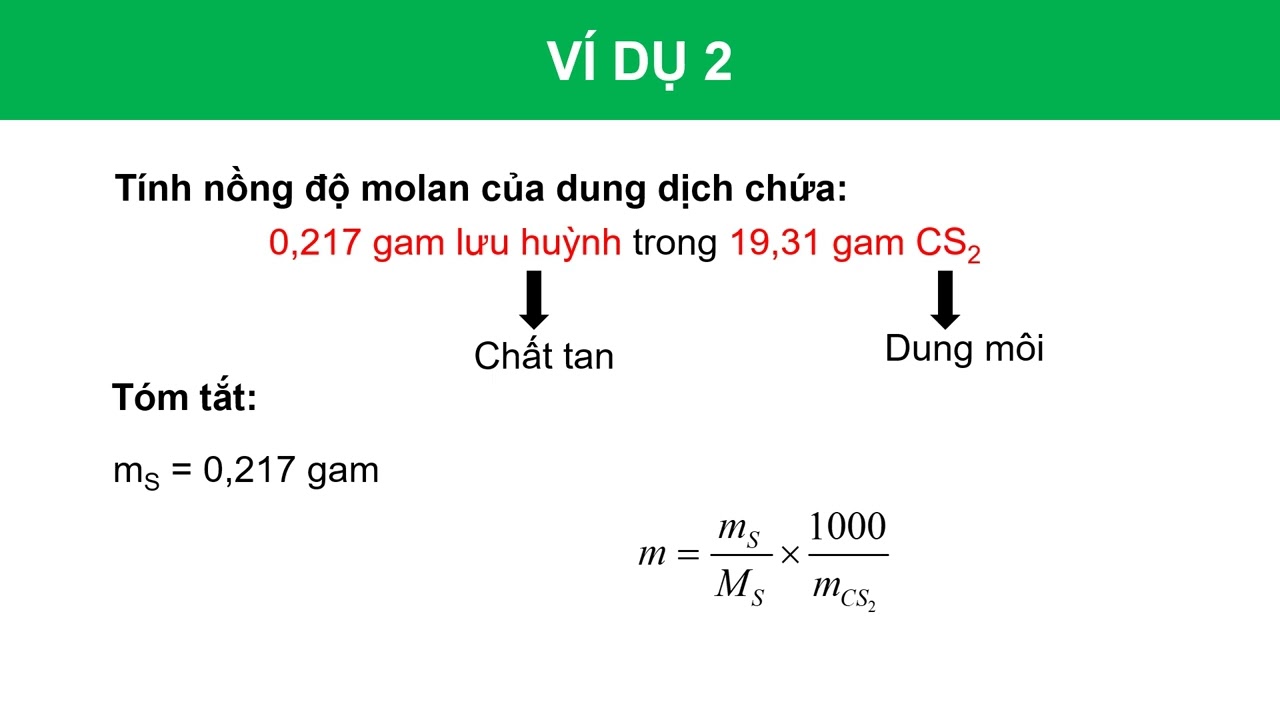 Nồng độ molan, phần mol - Định luật Raoult 1, 2, 3