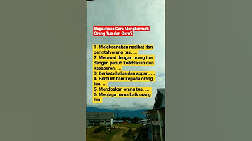 Cara menghormati orang tua dan guru #shorts #orangtua #guru