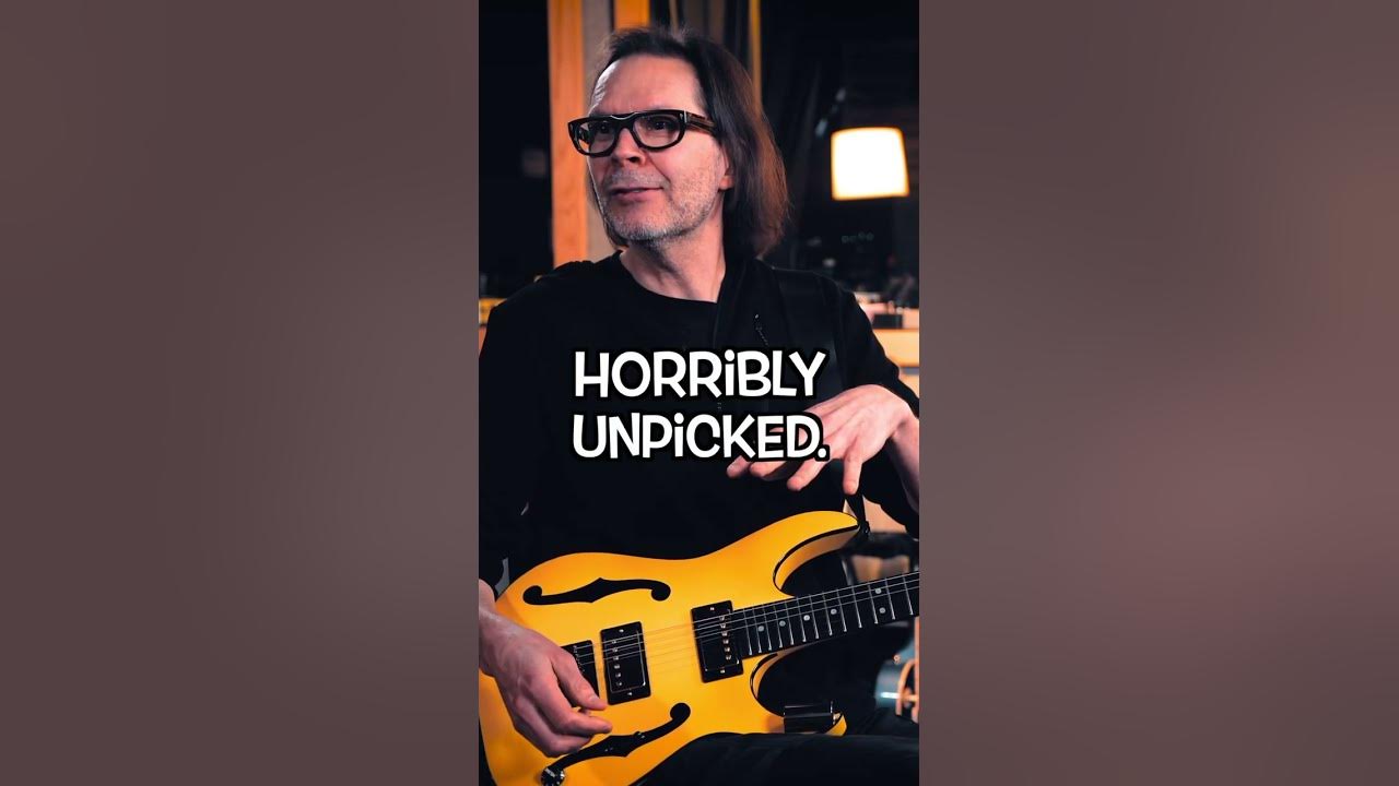 Paul Gilbert explains his picking technique #paulgilbert #guitar  #guitartutorial #shorts ￼