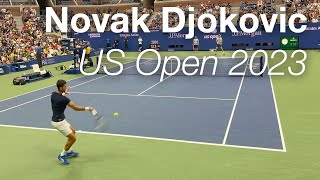 Novak Djokovic Warm-Up Practice at the US Open 2023! (4k, 60FPS) Wealth