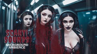 🎃Midnight Train Of Horror: Haunted Ambience And Ghostly Gothic Girls | Perfect For Halloween Party🚂👻