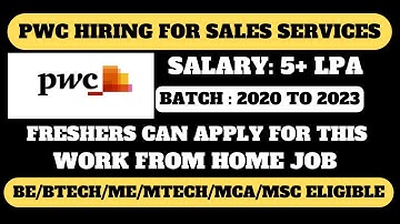PWC OFF-CAMPUS HIRING DRIVE 2023 | ANY GRADUATE CAN APPLY | NO % CRITERIA