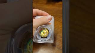 Physical bitcoin 🤯 #coins #numismatics #bitcoin #money #crypto