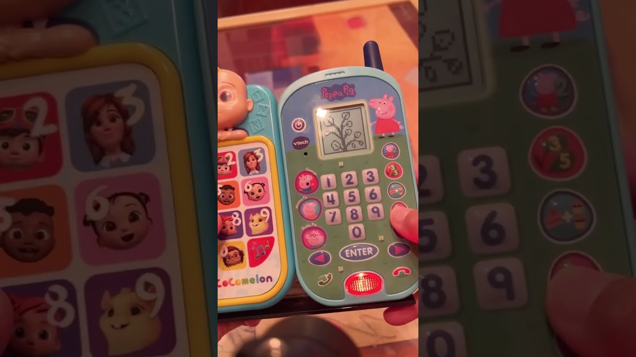 PEPPA PIG COCOMELON LEARNING PHONE Shortsfeeds Viral Trending