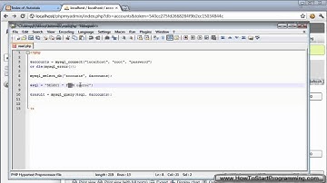 PHP Tutorial 29 - MySQL Reading Data (PHP For Beginners)