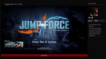 Jump force OPEN BETA Session #2  jump force gameplay