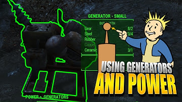 HOW TO USE POWER AND GENERATORS IN FALLOUT 4 - "Fallout 4 For Dummies"