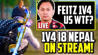 FEITZ VS LIVE STREAMER FROM I8 ESPORTS!! | PUBG Mobile