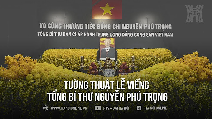 Tường thuật trực tiếp Lễ viếng Tổng Bí thư Nguyễn Phú Trọng
