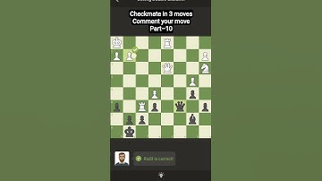 Checkmate in 3 moves Part–10 #chess #chessgame #chesstricks