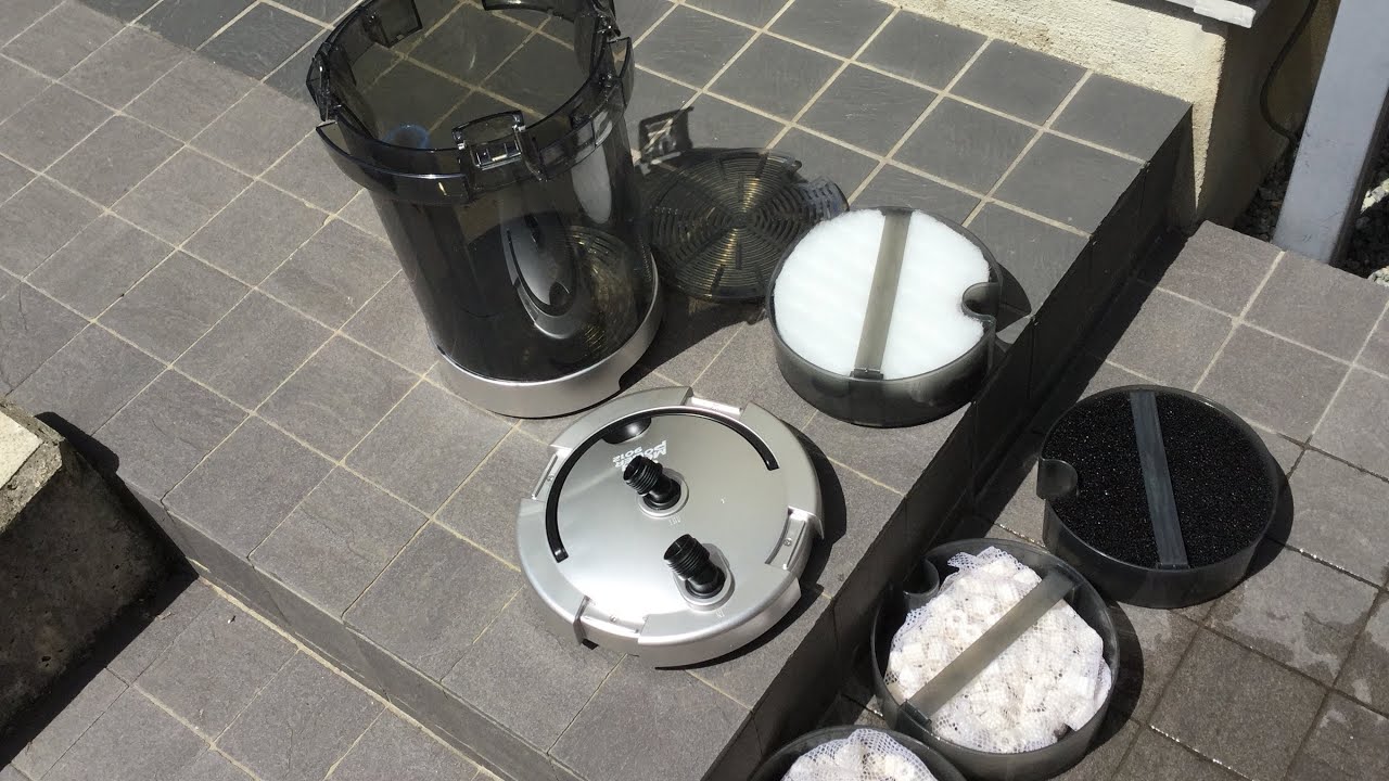 90cm水槽 汚れた外部フィルターを掃除 Youtube