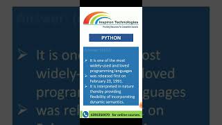 Python Interview Questions | Keywords in Python | Best online Python Course | Inspiron Technologies