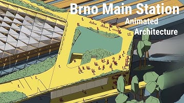 Brno Main Station | Architecture Animated
