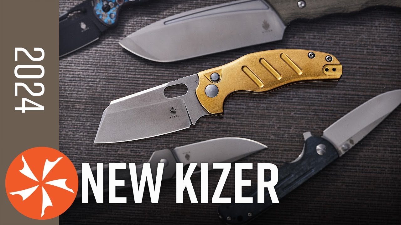 New Kizer Knives for 2024 at KnifeCenter YouTube
