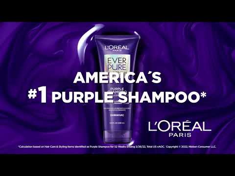 America’s #1 Purple Shampoo: L’Oreal Paris EverPure Purple Shampoo