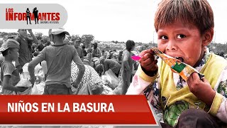 Dolorosa imagen de niños buscando comida en el relleno sanitario de Puerto Carreño  Los Informantes