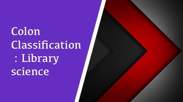 #colon classification practical (library science)