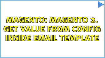 Magento: Magento 2. Get value from config inside email template (3 Solutions!!)