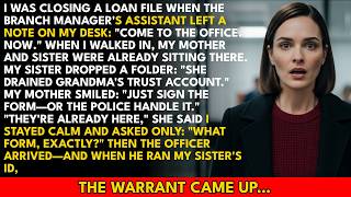 My Sister Called Officers to My Workplace—She Filed a Fraud Report with Forged Bank Records and…