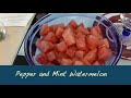 Pepper and mint watermelon