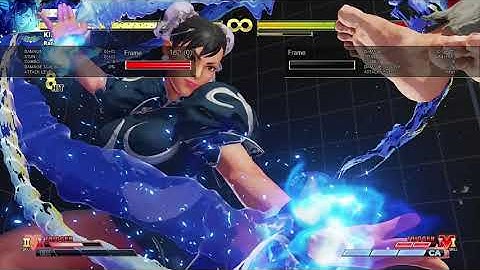 Advanced Mid Screen Anti Air combo with Chun Li V SKill 2