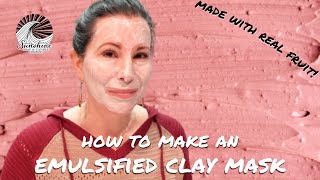 DIY Elderberry & Acai Emulsified Clay Mask (How To + Tutorial) Anti-Aging and Detoxifying