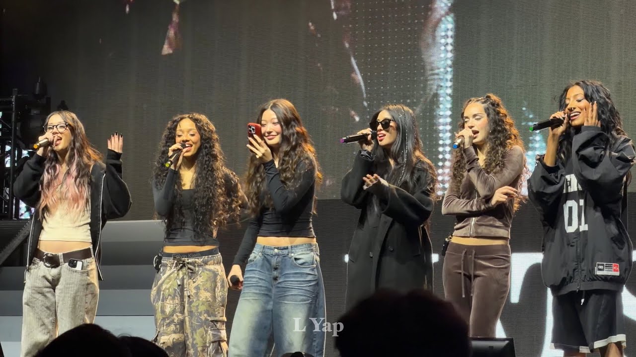 KATSEYE VIP Soundcheck + Q&A Fancam (Yoonchip’s Birthday) @ The Beautiful Chaos Tour: SF D2 12/6/25