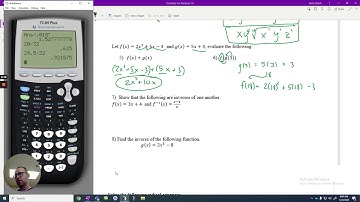 Chapter 6 Algebra 2 Test Review