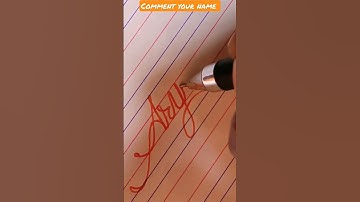 Cursive writing || Aryan name status video