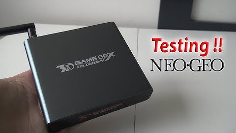 Neo Geo Testing on the G6 Retro Goldensky