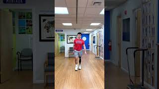 Anthony Walking with an Above-Knee Prosthesis